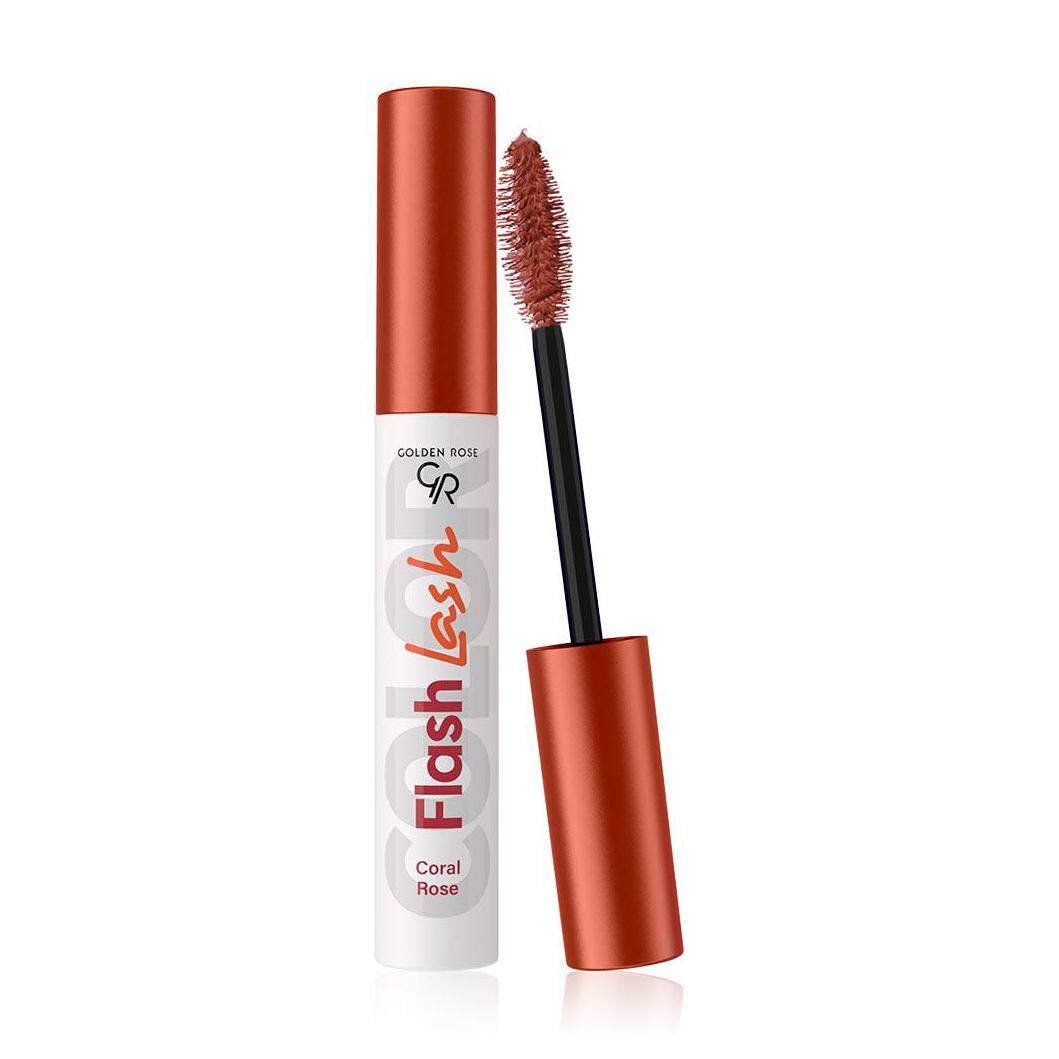 Туш для вій Golden Rose Flash Lash Colored Mascara 06 Coral Rose, 9 мл