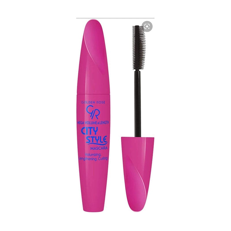 Туш для вій Golden Rose Mega Volume &amp; Length City Style Mascara Black, 9 мл