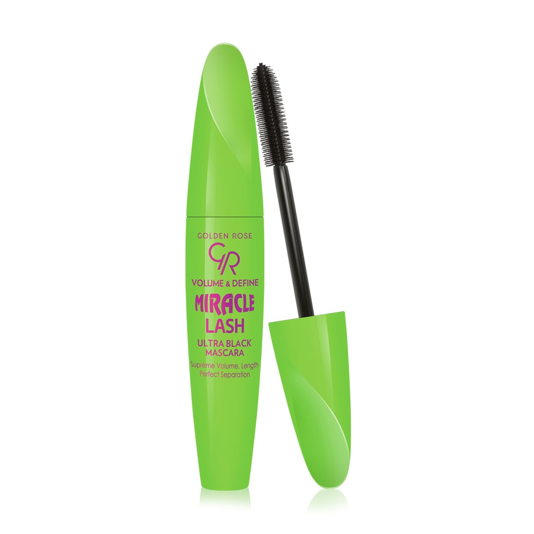 Туш для вій Golden Rose Volume &amp; Define Miracle Lash Mascara, Ultra Black, 9.3 мл